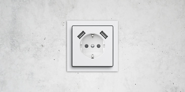 SCHUKO® USB-Steckdose bei Elektrotechnik Kastner GmbH & Co. KG in Westendorf