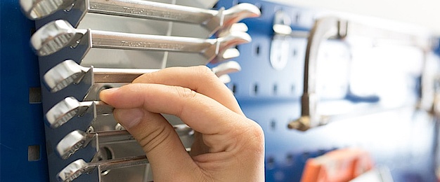 Werkstatt bei Elektrotechnik Kastner GmbH & Co. KG in Westendorf
